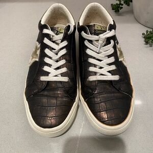 Vintage Havana  Nadia Black  Croc Sneakers 7